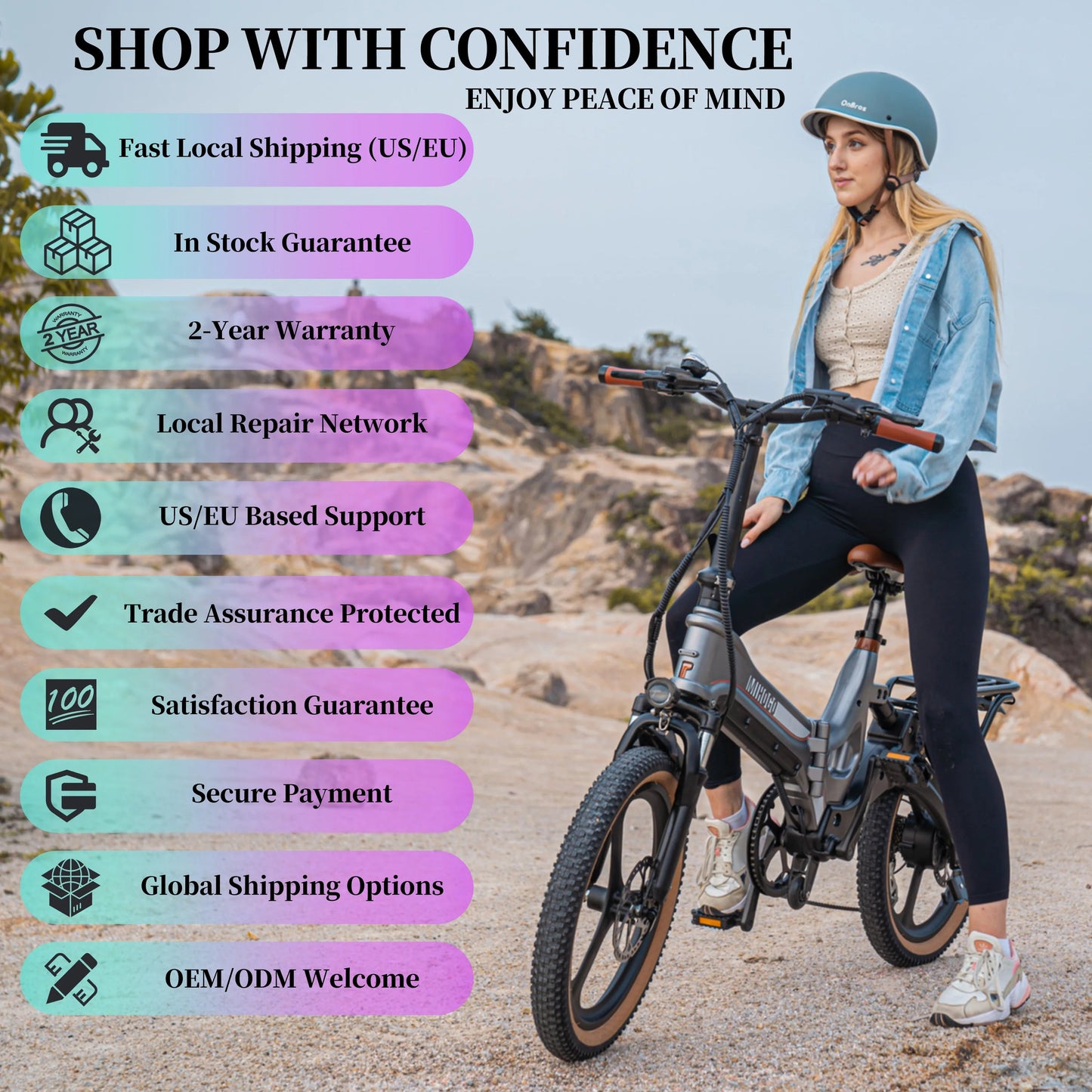 US Warehouse Mountain Bike with Dual Torque Sensors and Dual Batteries  Mid-Drive Motor Electric Bicycle 168 Miles Range 7 Sister Stars LLC