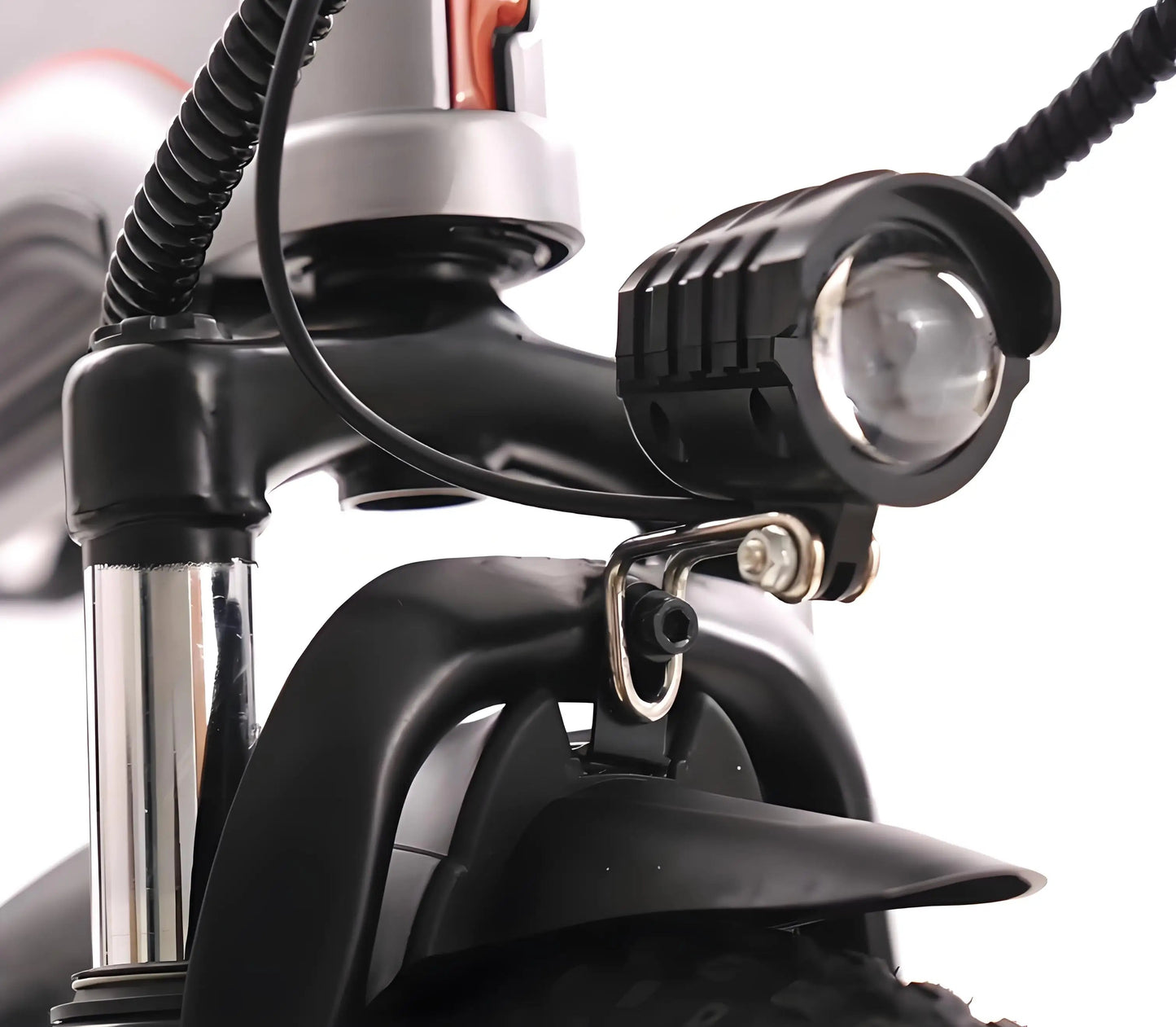 Foldable Electric Bicycle  with Front Headlight for Night Riding Off-Road Bicycle with Integrated Magnesium Alloy Frame 7 Sister Stars LLC