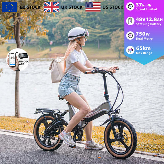 U.S. In-Stock Urban Electric Folding Bike  Bestselling Compact Electric Bicycle with Powerful Lithium Battery 7 Sister Stars LLC