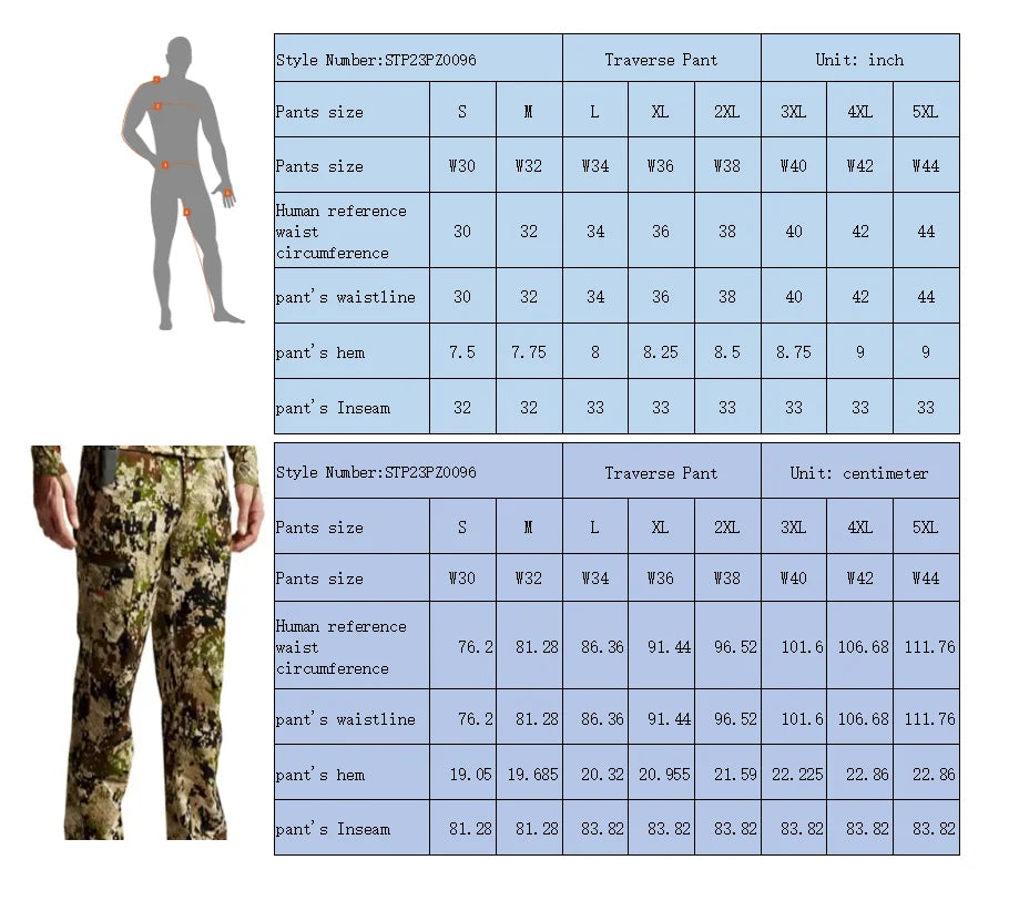 Hunting products jungle outdoor Traverse Pant truck work camouflage hunting clothes hunting pants