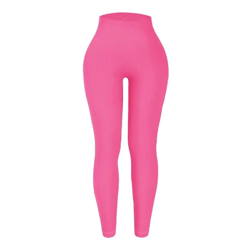 Women's seamless knitted thread yoga pants high waisted sports leggings hip lifting running training slimming and fashionable 7 Sister Stars LLC