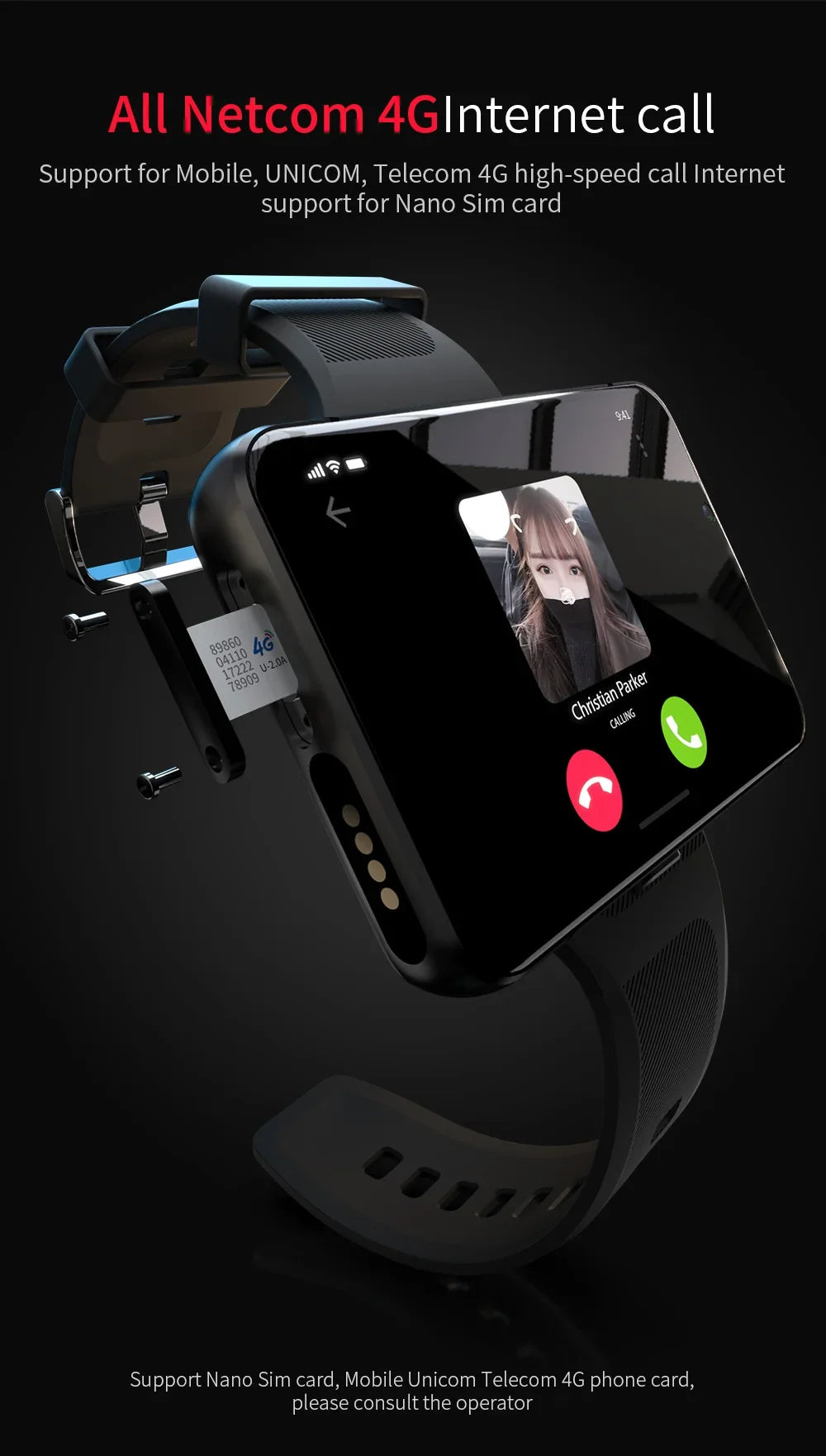 2025 APPLLP MAX Smart Watch GPS 4G WIFI Watches 2.88 Inch Touch Screen Sports Dual Camera Gaming Watch for Men Women