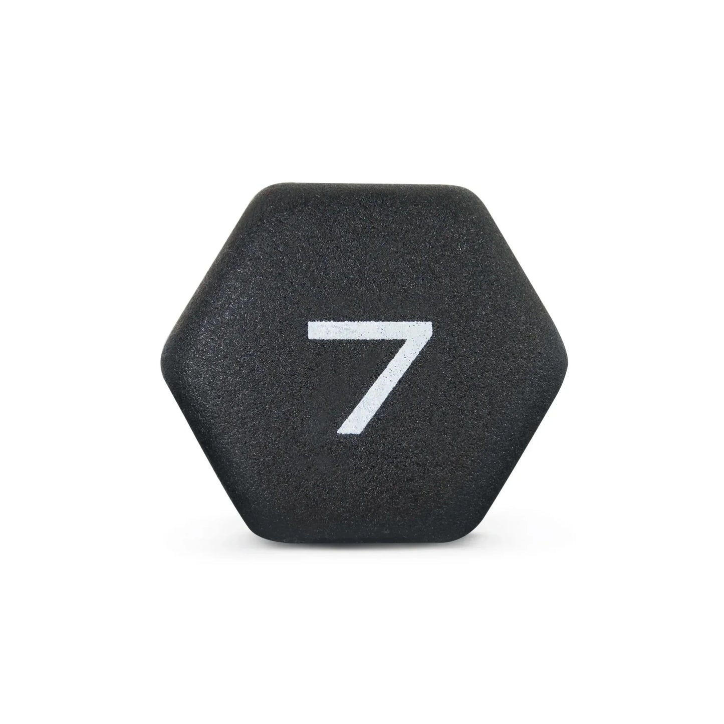 7lb Black Neoprene Dumbbell Pair, Non-Slip Grip Hand Weights for Womens Fitness, Home Gym & Strength Training