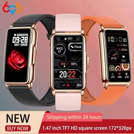 Smart Watch For Men Women Sports Heart Rate Monitor Full Touch Screen Watchband Waterproof 2025 Smartwatch Music Weather Watches
