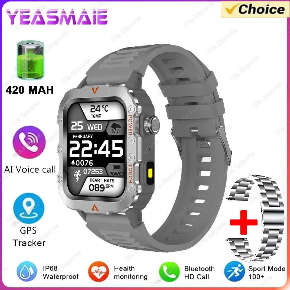 Outdoor Sport Smart Watch with Led Lighting Men Women Watches Fitness Track ECG+PGG Smart Watch
