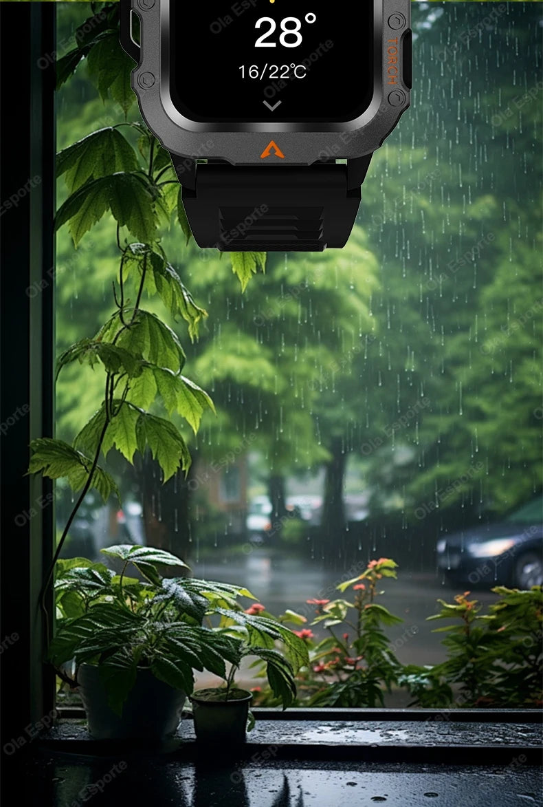 Outdoor Sport Smart Watch with Led Lighting Men Women Watches Fitness Track ECG+PGG Smart Watch