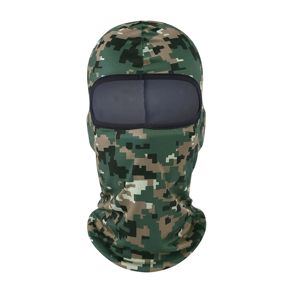 Tactical Military Camo Balaclava Ski Face Mask UV Protector for Man Women Hunting Fishing Motorcycle Windproof