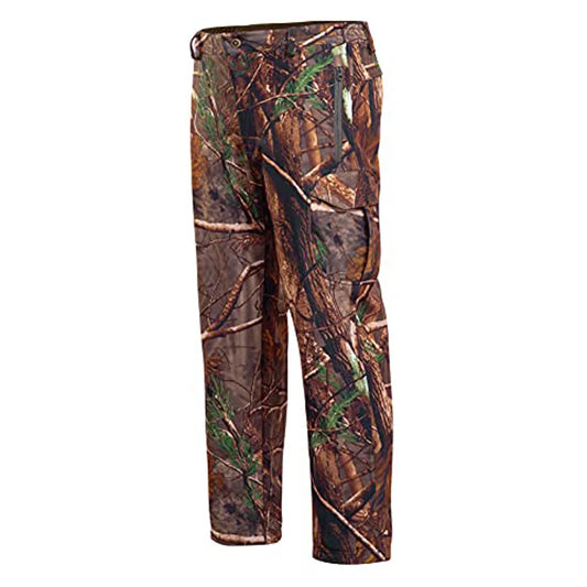 Hunting Pants for Men Camouflage Clothing Gear Windproof Fleece Lined for Winter