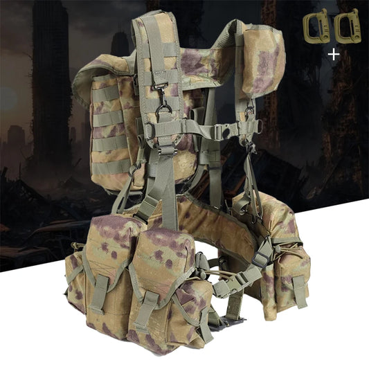 Russian outdoor hunting vest with quick drying suspension system, breathable and wear-resistant