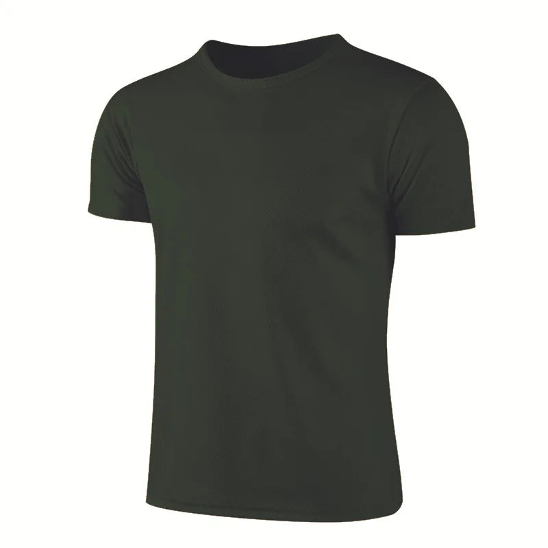 Men Women Quick Dry Short Sleeve Sport T Shirt Gym Jerseys Fitness Shirt Trainer Running T-Shirt Teenager Breathable Sportswears 7 Sister Stars LLC