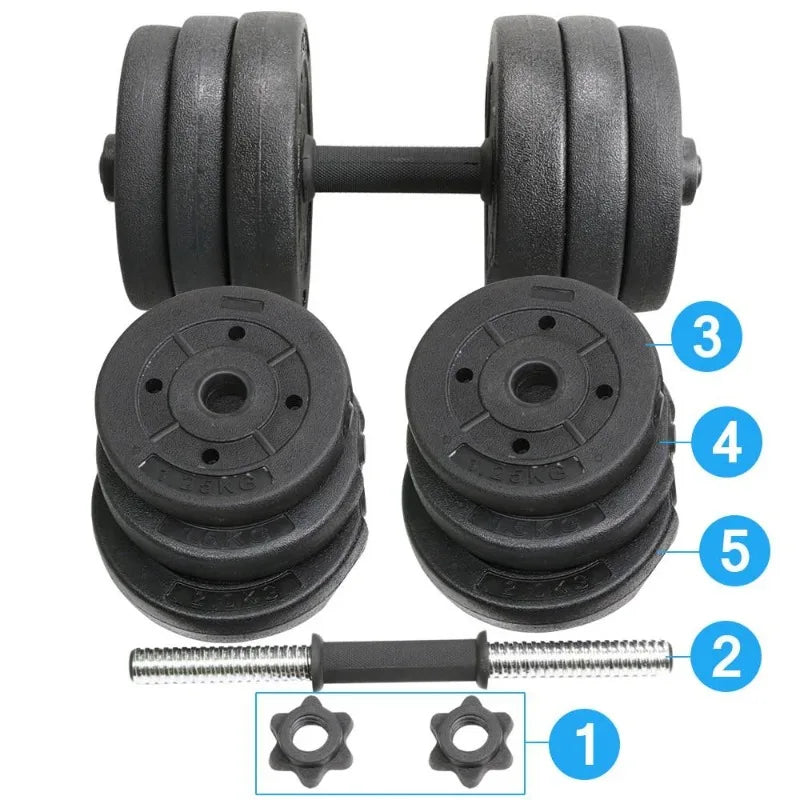 Alden Design 66 lb. Adjustable Dumbbell Free Weight Set, Black 7 Sister Stars LLC