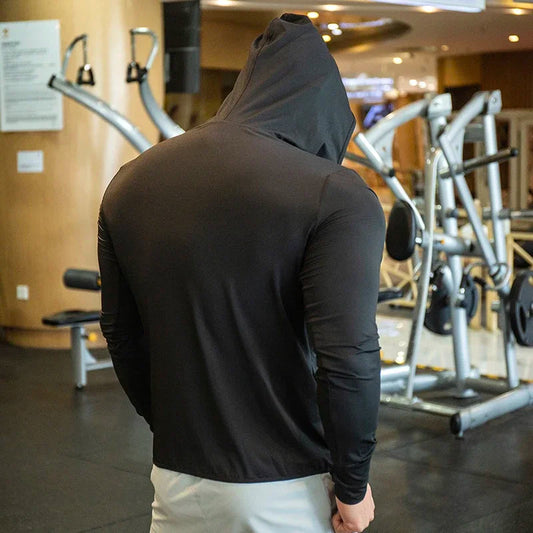 2023 High Quality Men's Jacket Sports Zip Up Long Sleeve T-shirts Quick Dry Gym Fitness Elasticity Coats Running Man Sweatshirts 7 Sister Stars LLC