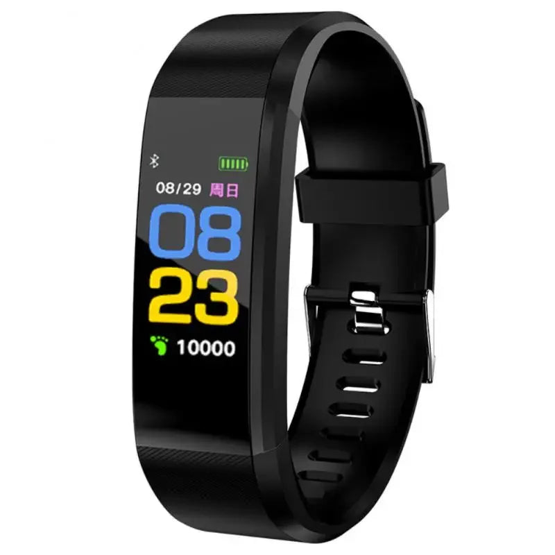 Next-Gen 115Plus Smart Watch for Men & Women: IP68 Waterproof, Fitness Tracker Sport Watch, HR/BP Monitor*