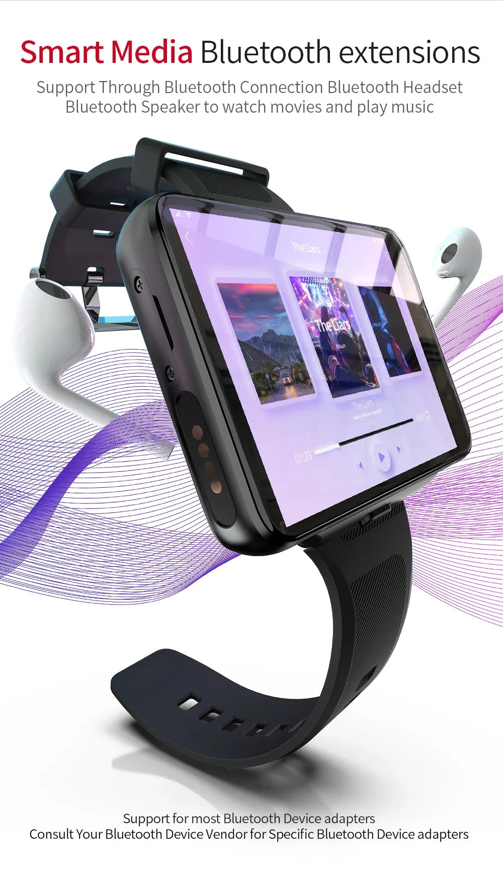 2025 APPLLP MAX Smart Watch GPS 4G WIFI Watches 2.88 Inch Touch Screen Sports Dual Camera Gaming Watch for Men Women