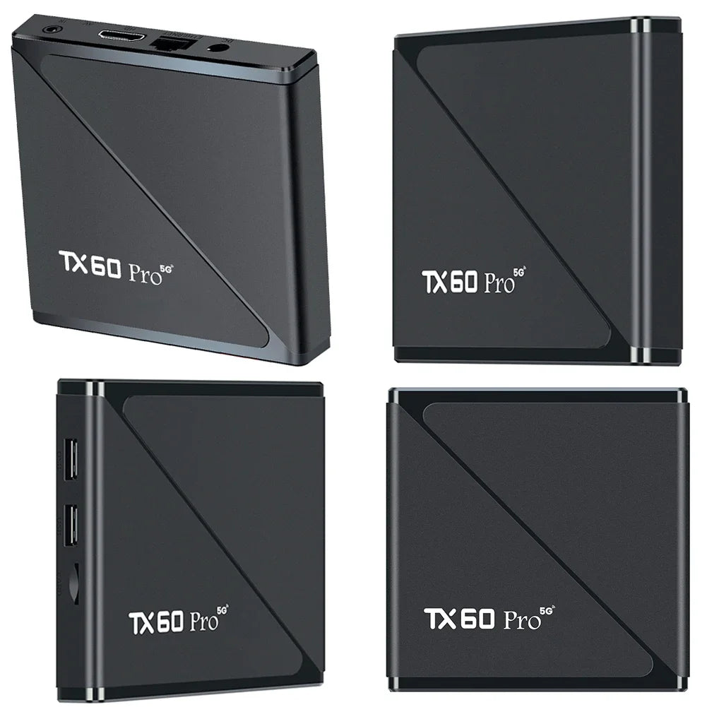 Android 16.0 TV Box TX60 PRO 16+256GB 4K HDR10+ Allwinner H313 WiFi 6 BT 5.0 Voice Remote high quality Home Theater Media Player