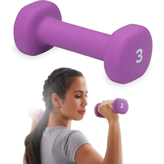 Dumbbell Hand Weight, Neoprene Coated Free Weights for Home Gym, Strength Training for Women Men, Fitness Equipment 7 Sister Stars LLC