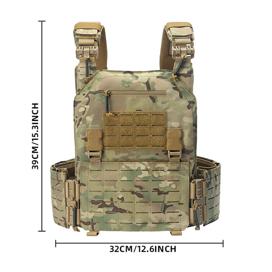 Outdoor hunting vest, tactical training clothing, quick disassembly