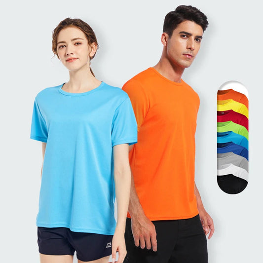 Men Women Quick Dry Short Sleeve Sport T Shirt Gym Jerseys Fitness Shirt Trainer Running T-Shirt Teenager Breathable Sportswears 7 Sister Stars LLC