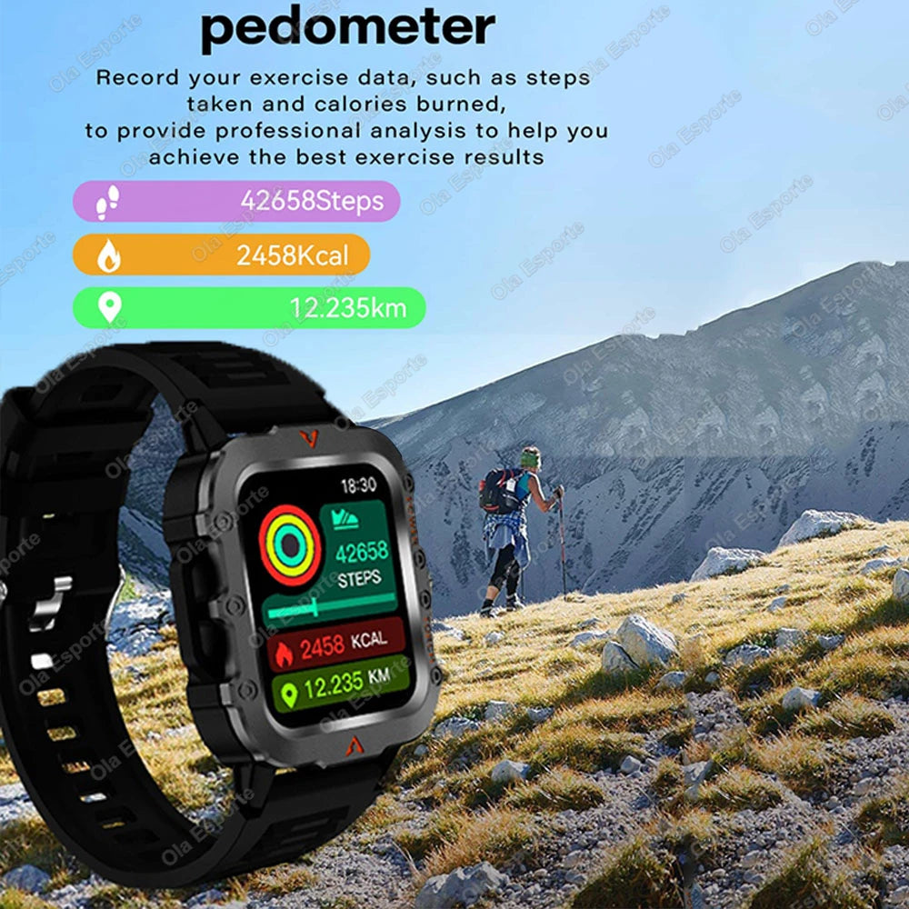 Outdoor Sport Smart Watch with Led Lighting Men Women Watches Fitness Track ECG+PGG Smart Watch