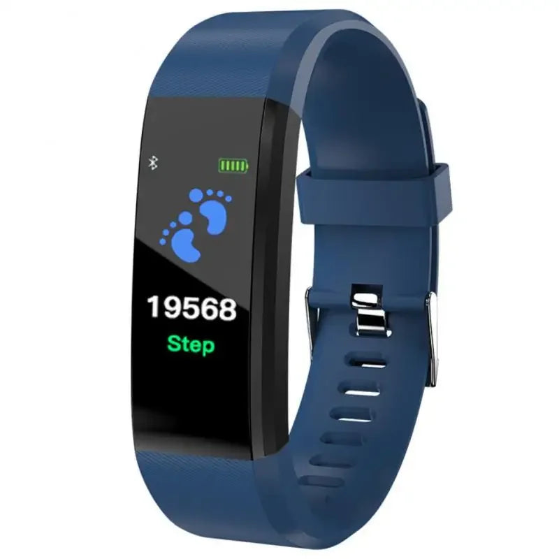 Next-Gen 115Plus Smart Watch for Men & Women: IP68 Waterproof, Fitness Tracker Sport Watch, HR/BP Monitor*