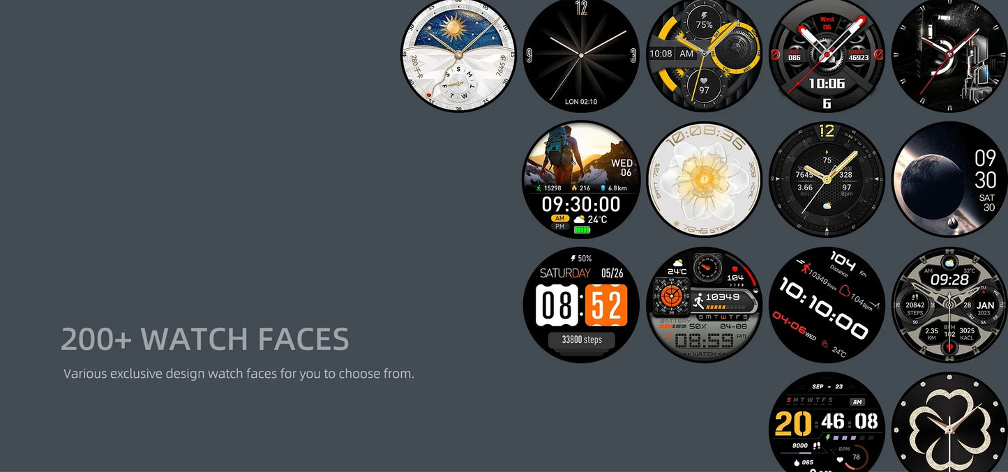 2025 New GPS Sports Smart Watch 1.32 inch AMOLED 5ATM Waterproof Outdoor Watch 360mAh Battery call Smarwatch For Men And Women