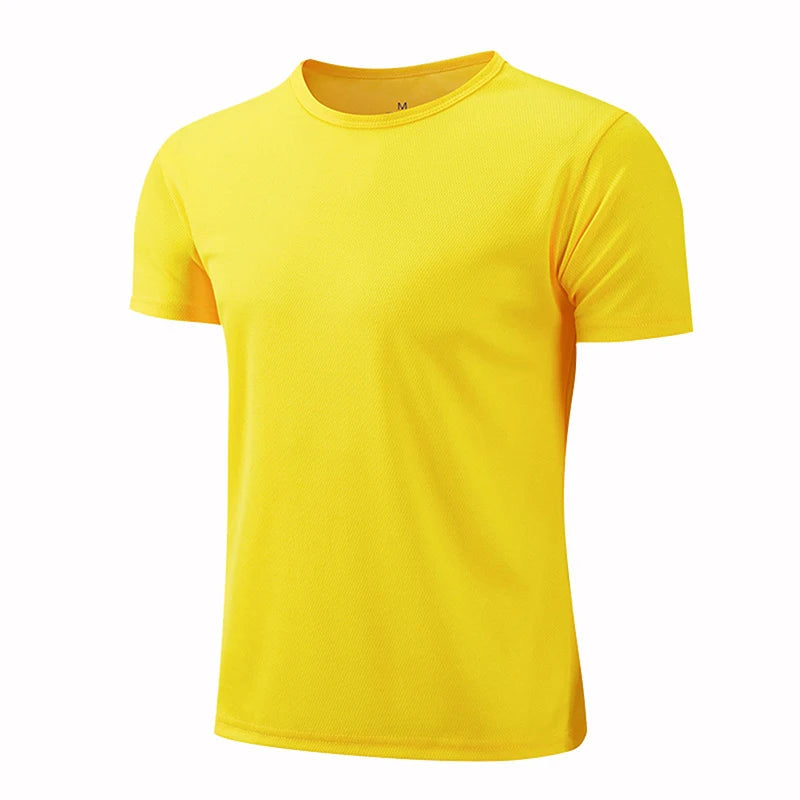Men Women Quick Dry Short Sleeve Sport T Shirt Gym Jerseys Fitness Shirt Trainer Running T-Shirt Teenager Breathable Sportswears 7 Sister Stars LLC
