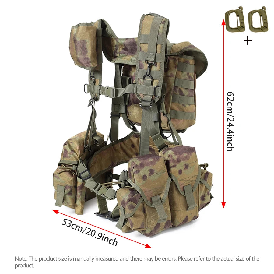 Russian outdoor hunting vest with quick drying suspension system, breathable and wear-resistant