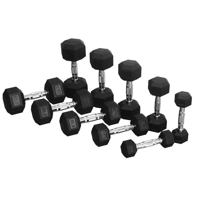 BalanceFrom 150 LB Dumbbell Set, Pair of 5, 10, 15, 20, 25 LBs, Multiple Packages 7 Sister Stars LLC