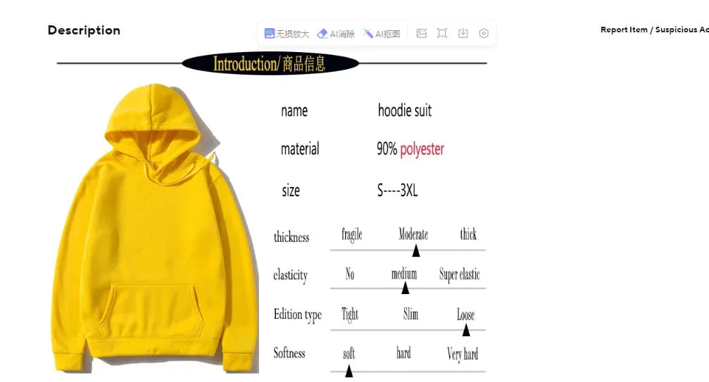 Autumn Winter Two Piece Set for men Drawstring Women's Tracksuit Hooded Suit Quality Comfortable Casual Pullover Fashion New 7 Sister Stars LLC
