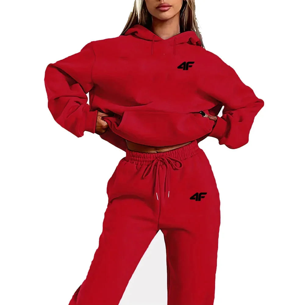 Autumn Winter Two Piece Set for men Drawstring Women's Tracksuit Hooded Suit Quality Comfortable Casual Pullover Fashion New 7 Sister Stars LLC