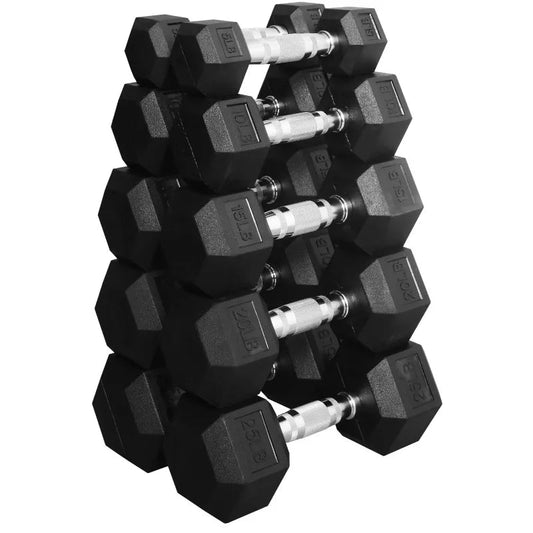 BalanceFrom 150 LB Dumbbell Set, Pair of 5, 10, 15, 20, 25 LBs, Multiple Packages 7 Sister Stars LLC