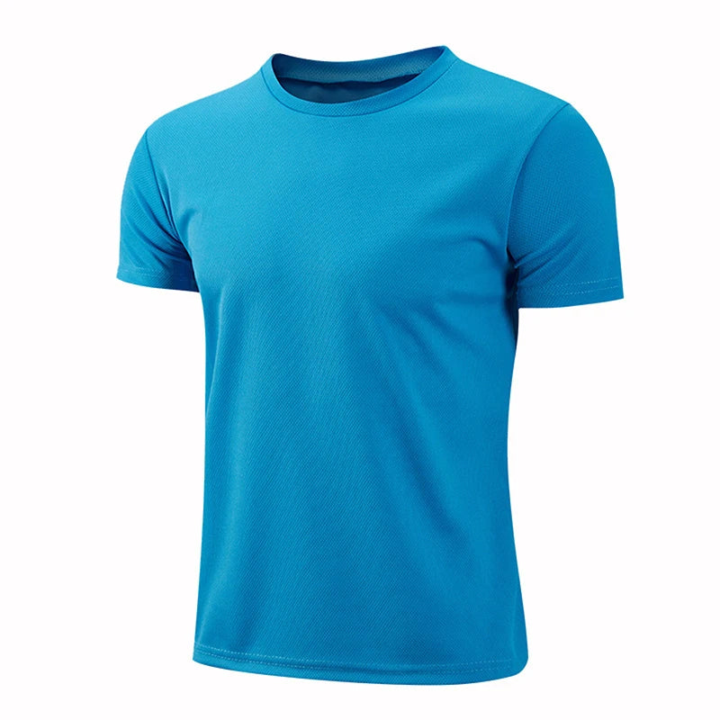 Men Women Quick Dry Short Sleeve Sport T Shirt Gym Jerseys Fitness Shirt Trainer Running T-Shirt Teenager Breathable Sportswears 7 Sister Stars LLC