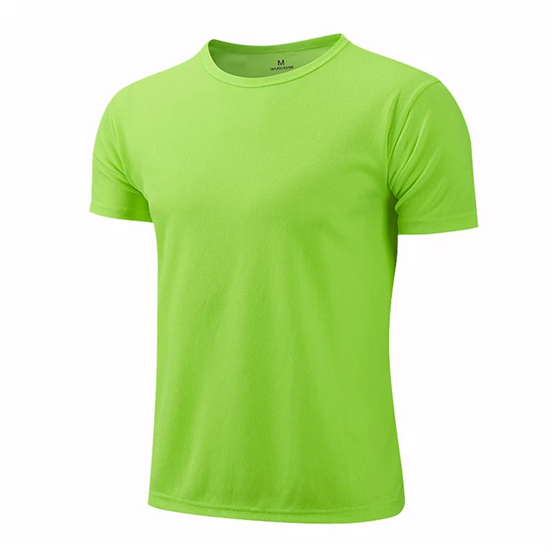 Men Women Quick Dry Short Sleeve Sport T Shirt Gym Jerseys Fitness Shirt Trainer Running T-Shirt Teenager Breathable Sportswears 7 Sister Stars LLC