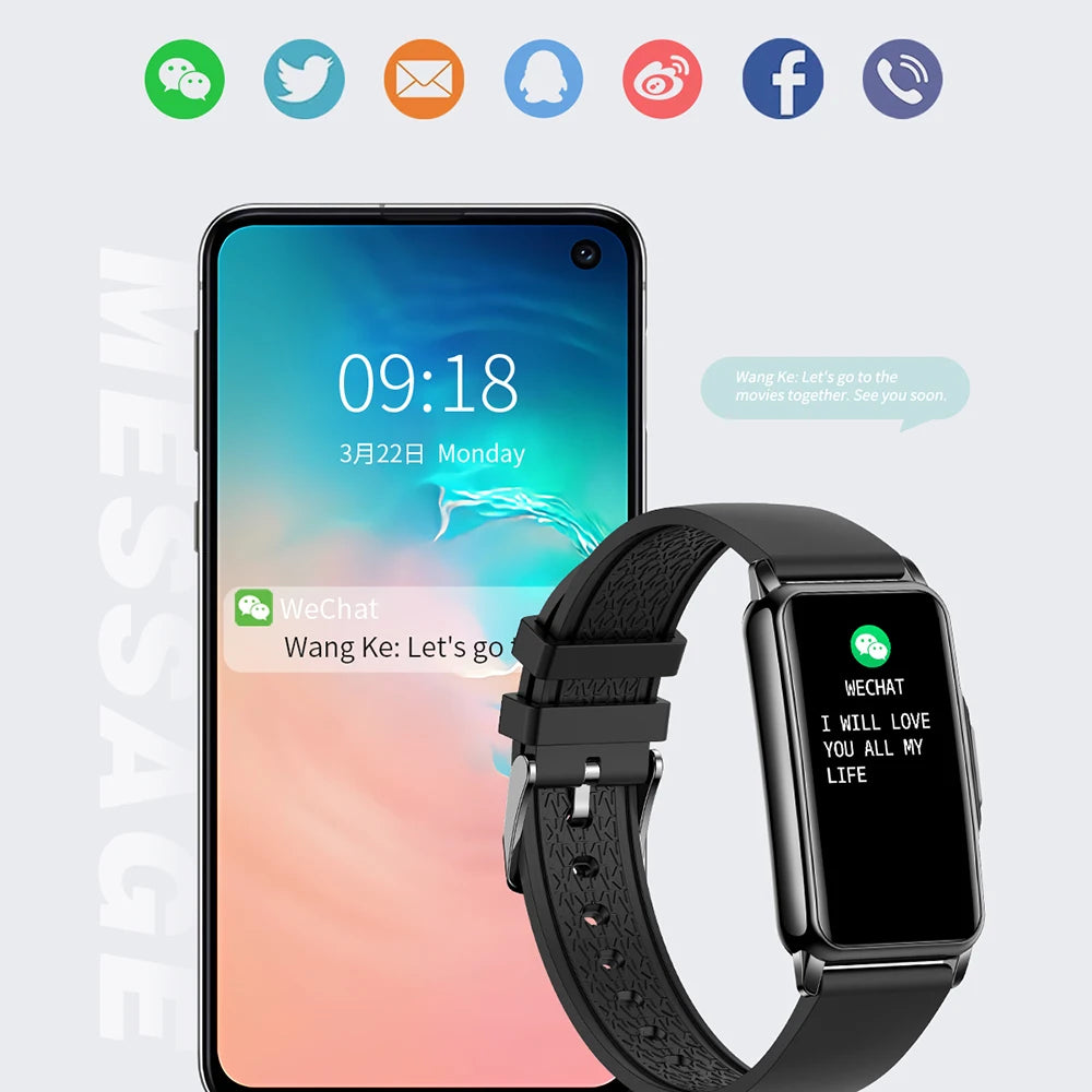 Smart Watch For Men Women Sports Heart Rate Monitor Full Touch Screen Watchband Waterproof 2025 Smartwatch Music Weather Watches