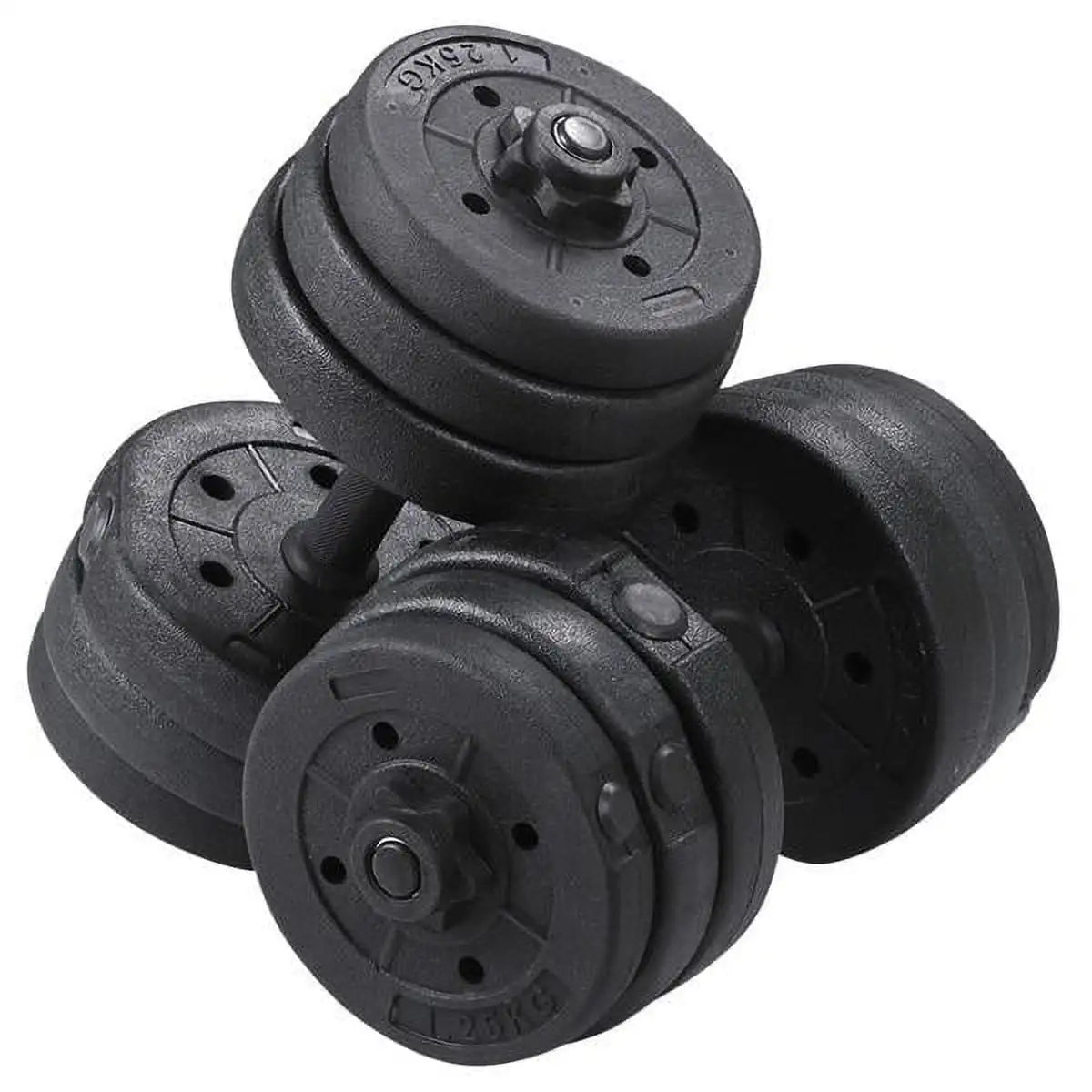 Alden Design 66 lb. Adjustable Dumbbell Free Weight Set, Black 7 Sister Stars LLC
