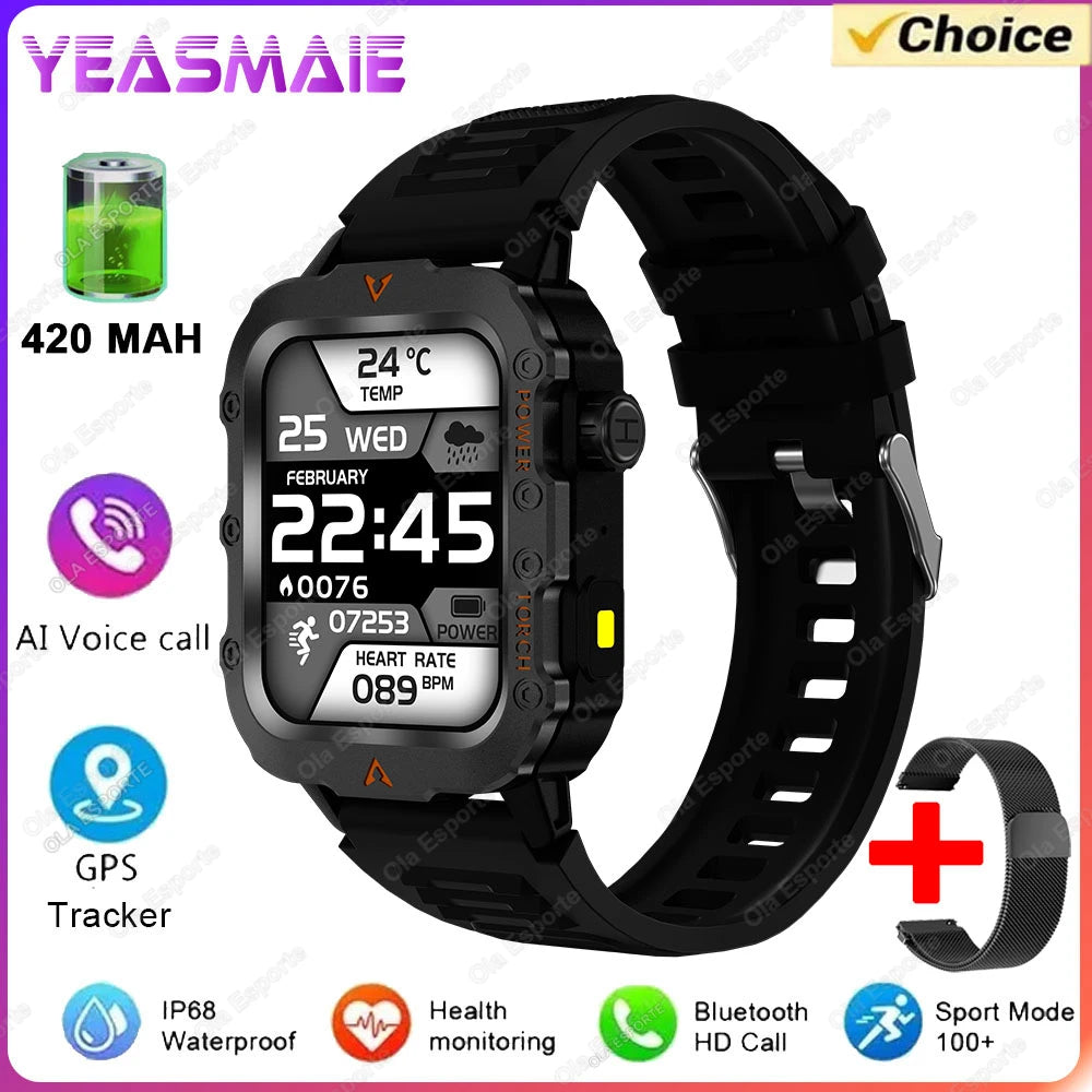 Outdoor Sport Smart Watch with Led Lighting Men Women Watches Fitness Track ECG+PGG Smart Watch