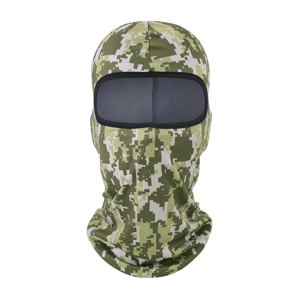 Tactical Military Camo Balaclava Ski Face Mask UV Protector for Man Women Hunting Fishing Motorcycle Windproof