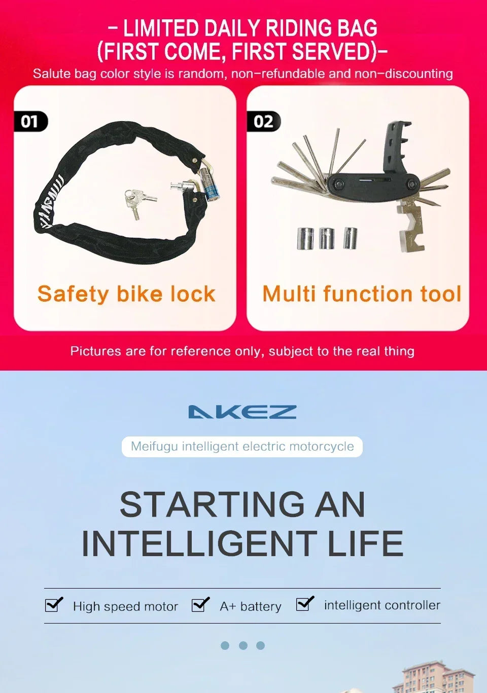 Electric Bike AKEZ 1500W Motor 48V 18AH Leisure commuting with Hydraulic Brake Electric Bicycle 20 inch mountain off-road E-bike 7 Sister Stars LLC