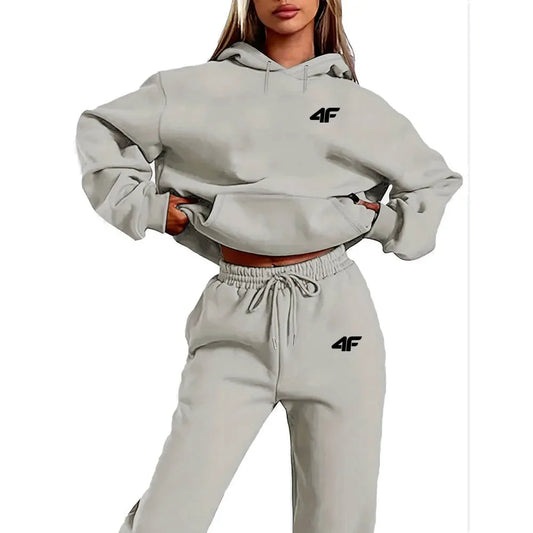 Autumn Winter Two Piece Set for men Drawstring Women's Tracksuit Hooded Suit Quality Comfortable Casual Pullover Fashion New 7 Sister Stars LLC