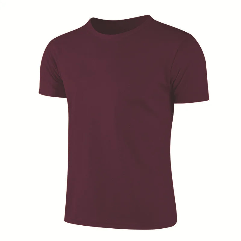 Men Women Quick Dry Short Sleeve Sport T Shirt Gym Jerseys Fitness Shirt Trainer Running T-Shirt Teenager Breathable Sportswears 7 Sister Stars LLC