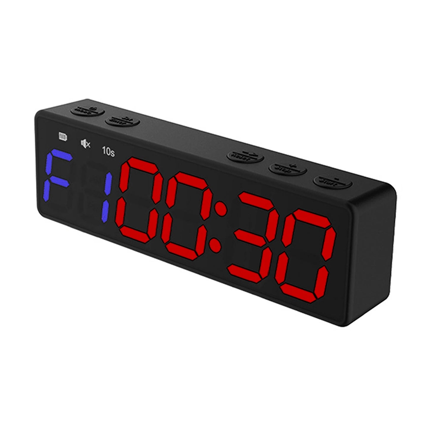 Gym Timer Mini Gym Timer Rechargeable Stopwatch Portable Countdown/up Clock with Magnetic Back for Home Gym Fitness Training