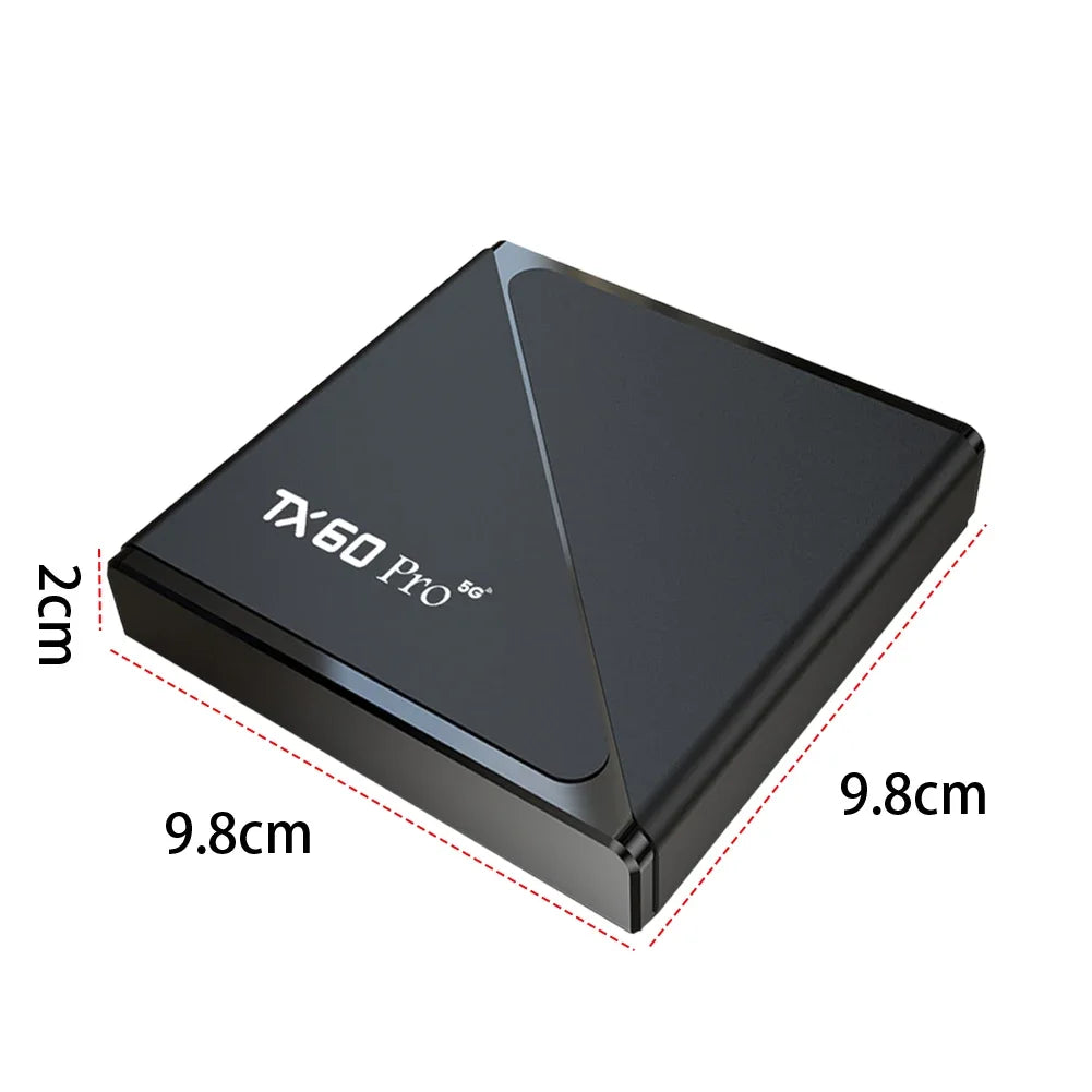 Android 16.0 TV Box TX60 PRO 16+256GB 4K HDR10+ Allwinner H313 WiFi 6 BT 5.0 Voice Remote high quality Home Theater Media Player