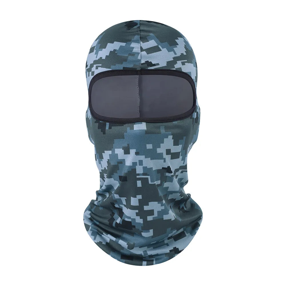 Tactical Military Camo Balaclava Ski Face Mask UV Protector for Man Women Hunting Fishing Motorcycle Windproof