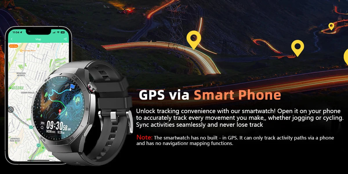 2025 New GUHUAVMI GT5 Pro Smart Watch Men HD AMOLED Screen GPS Motion trajectory HeartRate Bluetooth Call 1.52" SmartWatch IP68