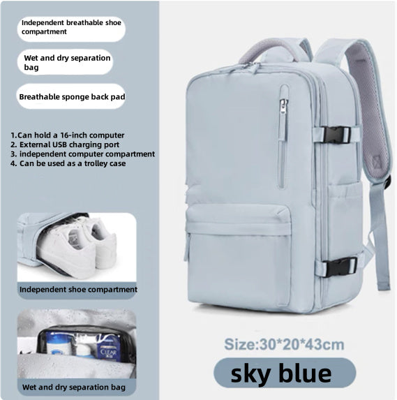 Fashion Large Capacity Travel Backpack Student School Bags 7 Sister Stars LLC