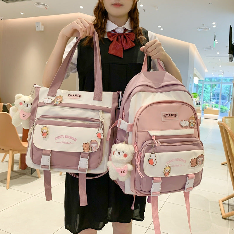Korean Style Fashion All-match Large Capacity Backpack 7 Sister Stars LLC