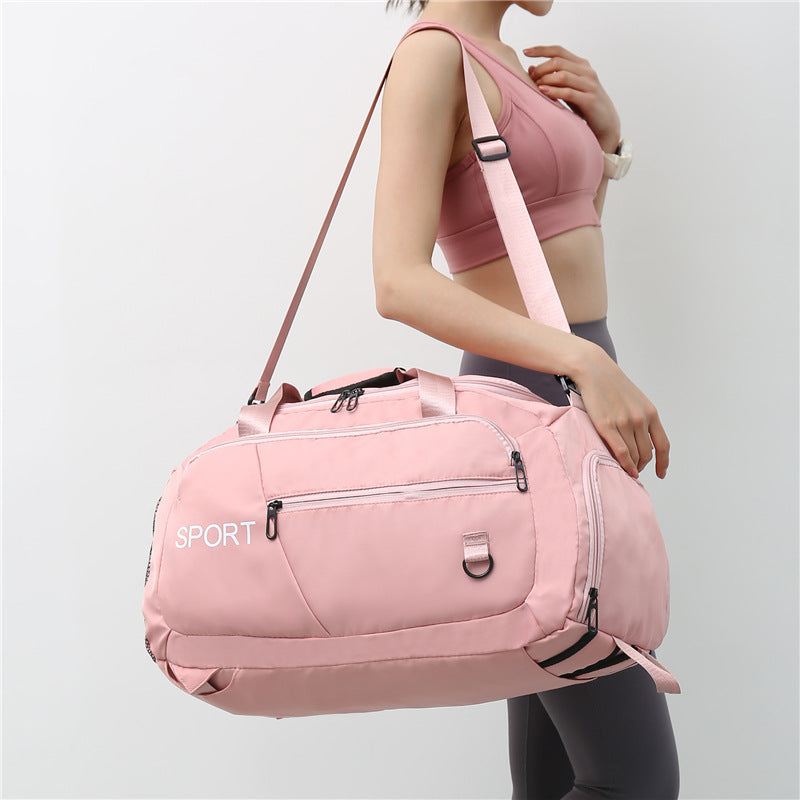 Luggage Bags For Women Handbag Oxford Men's Fitness Gym Shoulder Bag Waterproof Sports Travel Backpack With Shoes Compartment 7 Sister Stars LLC