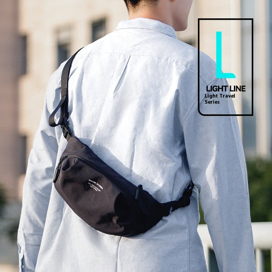 Crossbody Bag Men's Portable Portable Single Shoulder Backpack Chest Bag 7 Sister Stars LLC